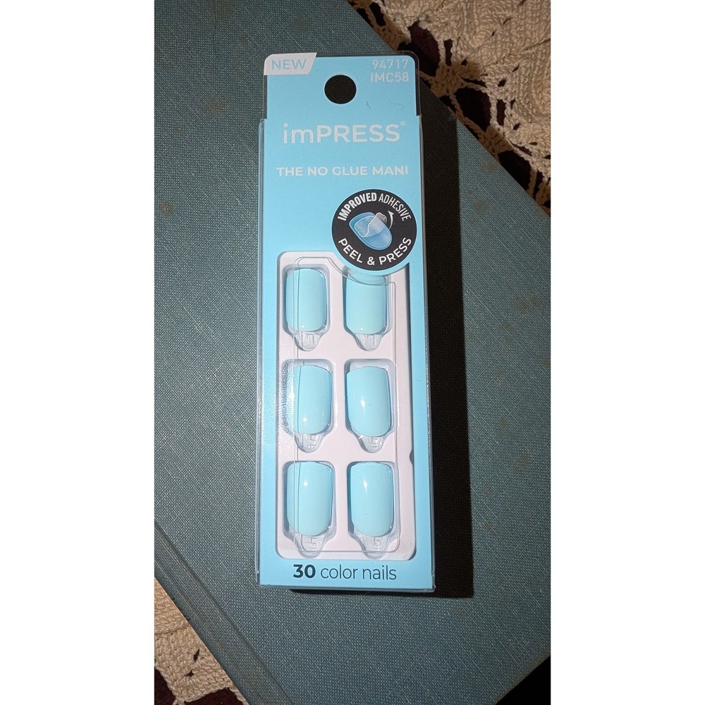 42. No glue required. press on nails. brand new in the package